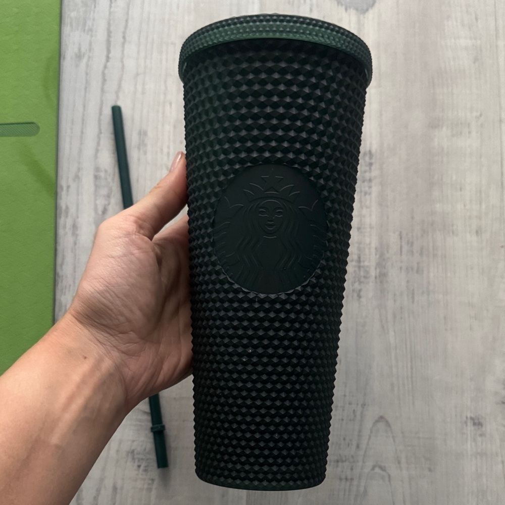 Starbucks Textured Dark Green Tumbler